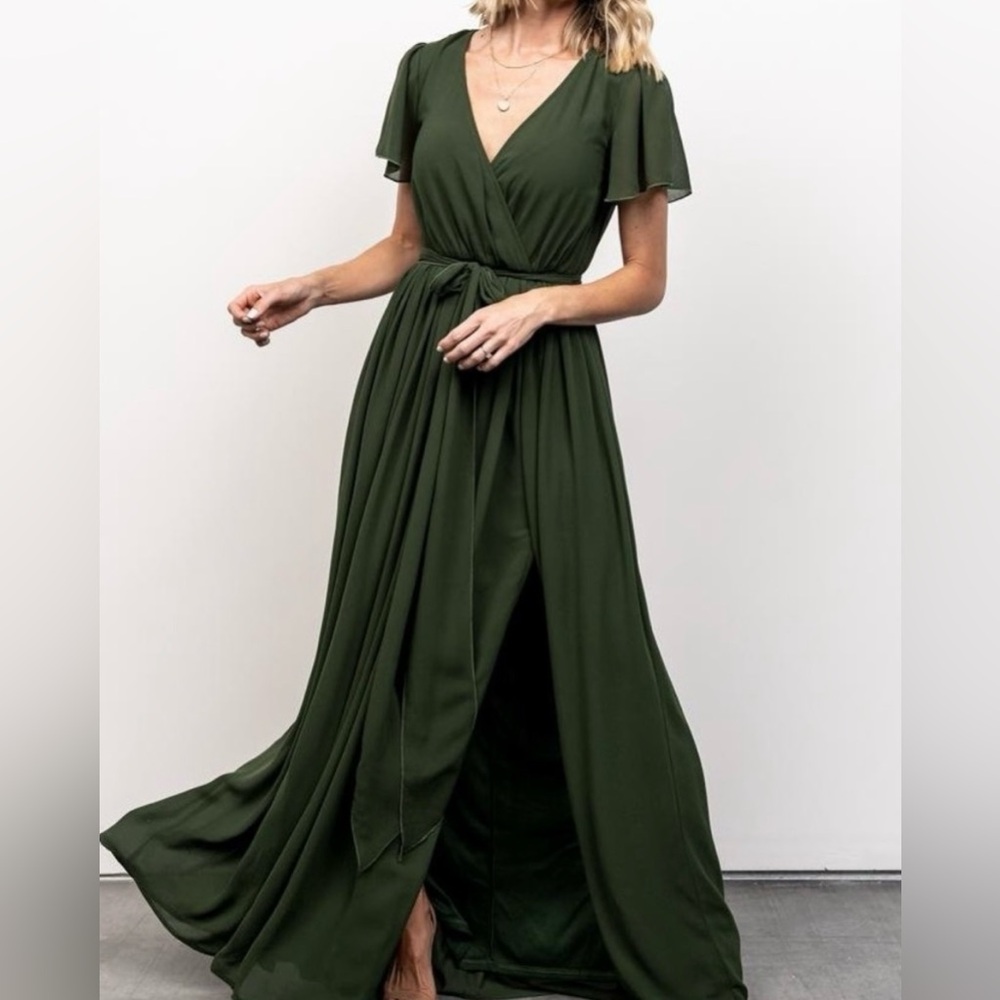 Baltic Born Deep Green Maxi Dress